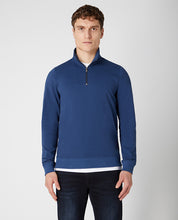 Load image into Gallery viewer, Remus Uomo Cotton-Stretch Half-Zip Sweatshirt

