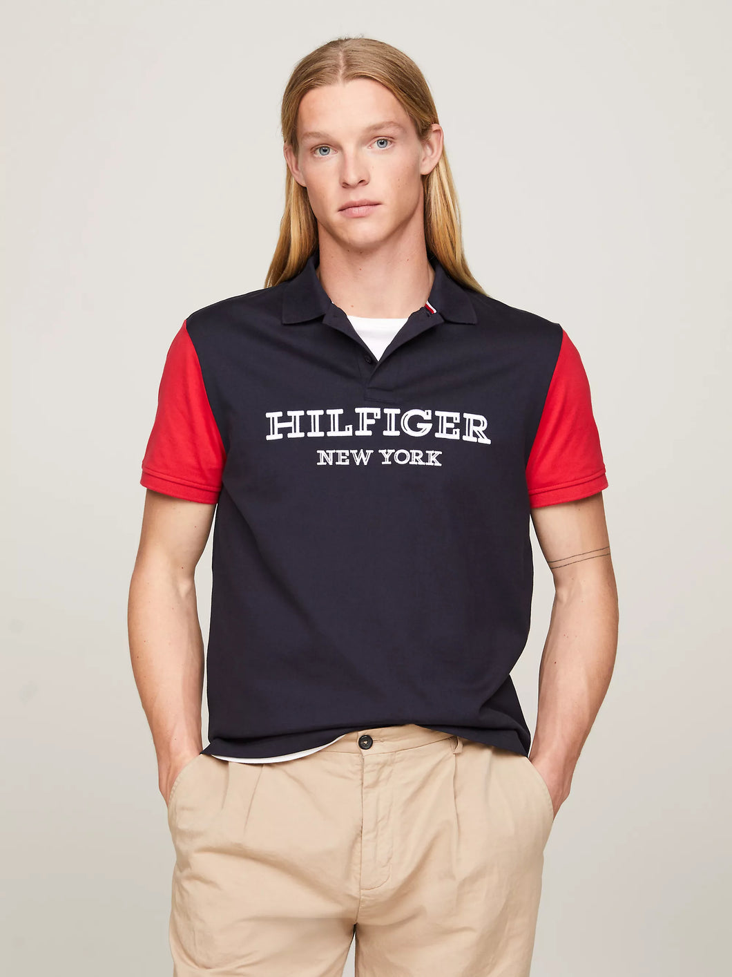 Tommy Hilfiger Monotype Colour Block Polo