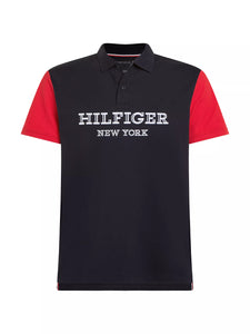 Tommy Hilfiger Monotype Colour Block Polo