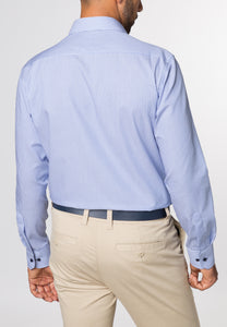 Eterna Modern Fit Shirt Blue Stripe 8992/16