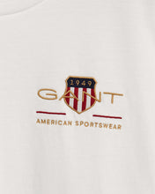 Load image into Gallery viewer, Gant Archive Shield Embroidery T Shirt

