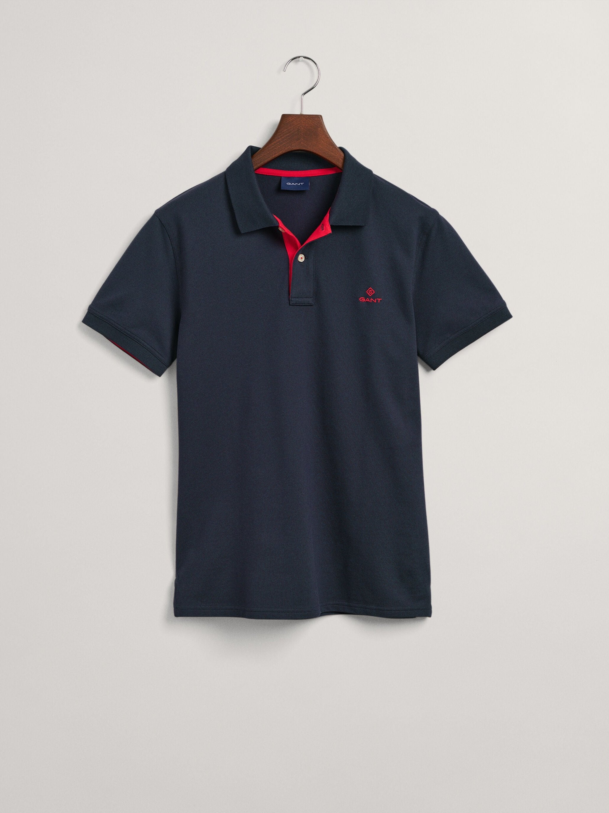 Gant Contrast Collar Pique Rugger