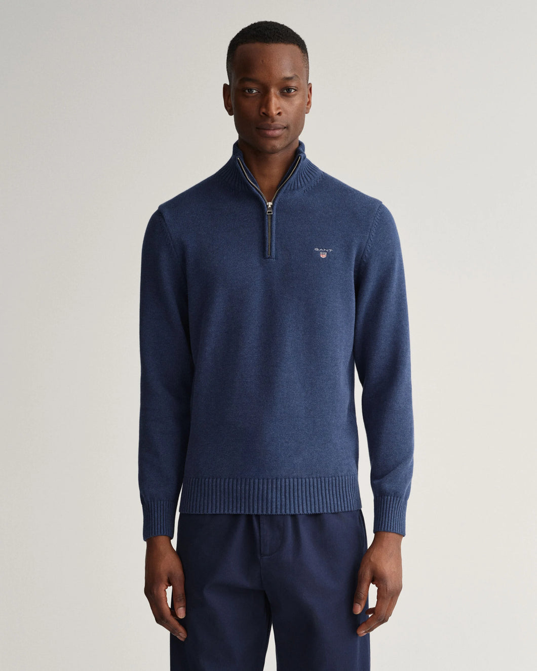 Cotton half zip best sale sweater