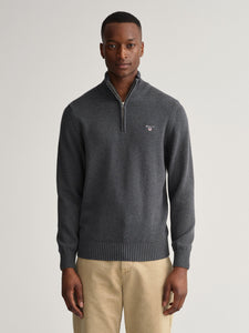 Gant Casual Cotton Half Zip Sweater