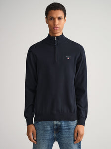 Gant Classic Cotton Half Zip Sweater