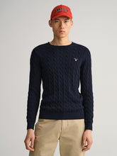 Load image into Gallery viewer, Gant Cotton Cable Crew Neck Sweater
