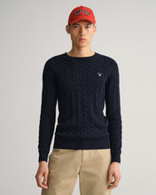 Load image into Gallery viewer, Gant Cotton Cable Crew Neck Sweater

