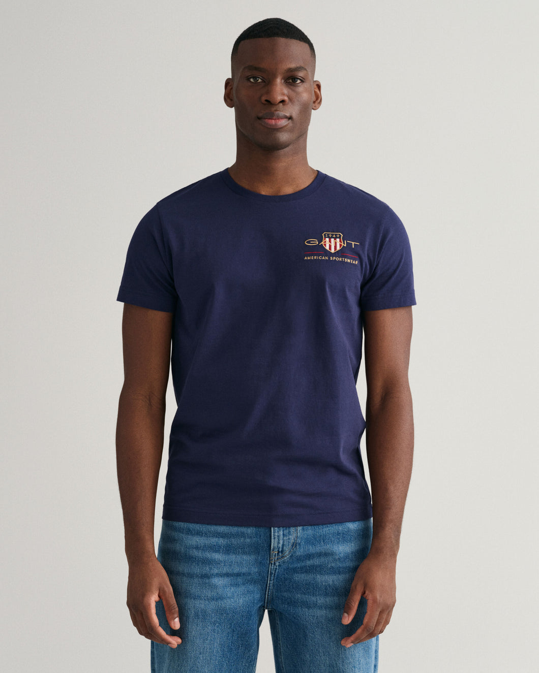 Gant Archive Shield Embroidery T Shirt