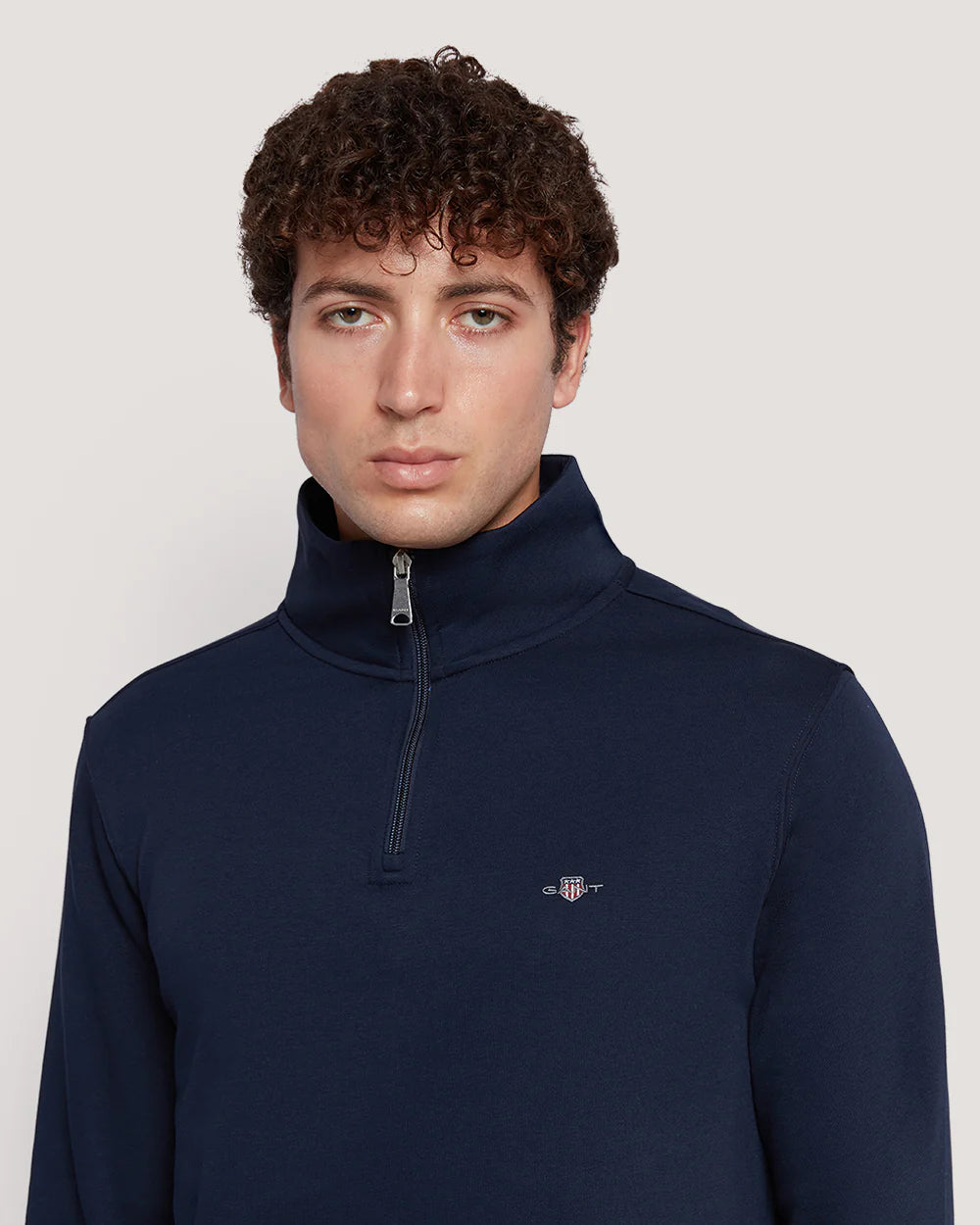 Gant Shield Logo Half Zip Sweat