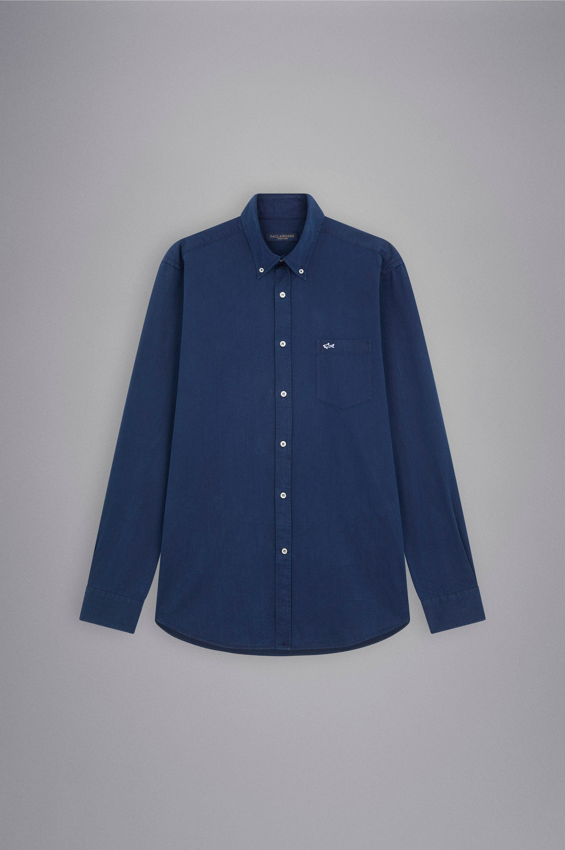 Paul & Shark Navy Cotton Shirt