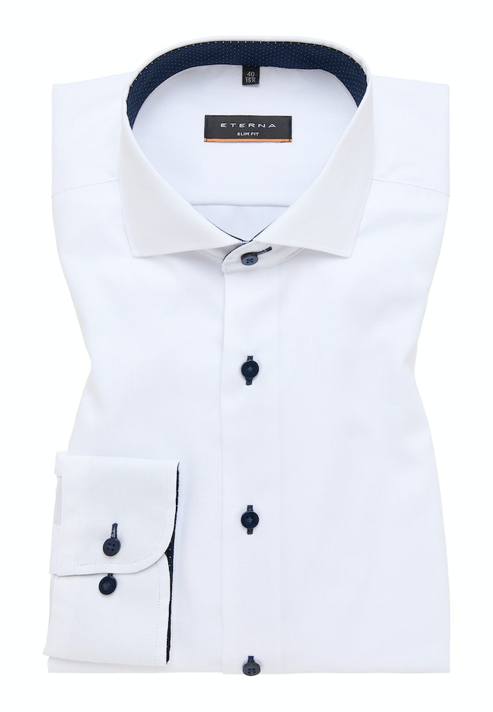 Eterna Slim Fit Shirt White 8100/00