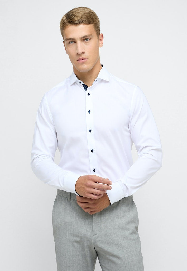 Eterna Slim Fit Shirt White 8100/00