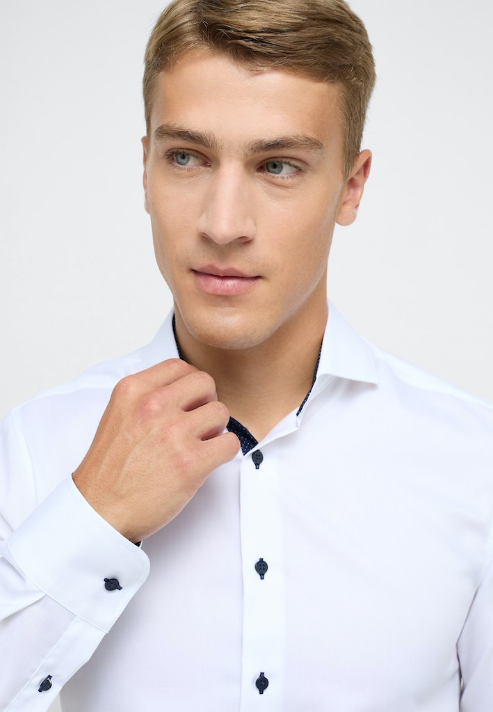 Eterna Slim Fit Shirt White 8100/00