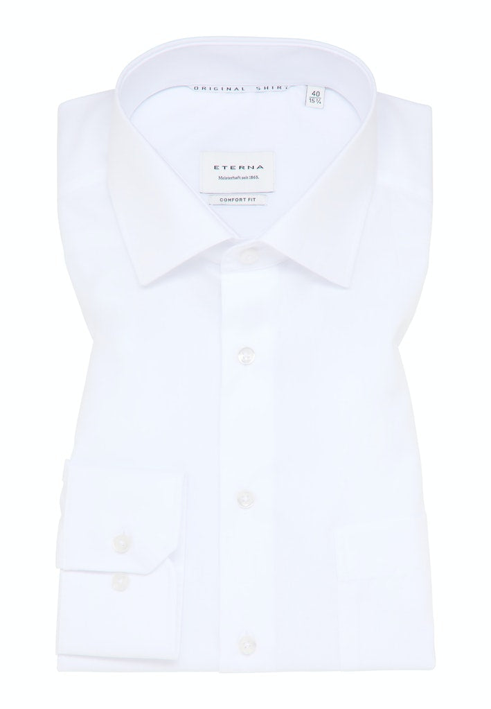 Eterna Comfort Fit Shirt White 1100/00