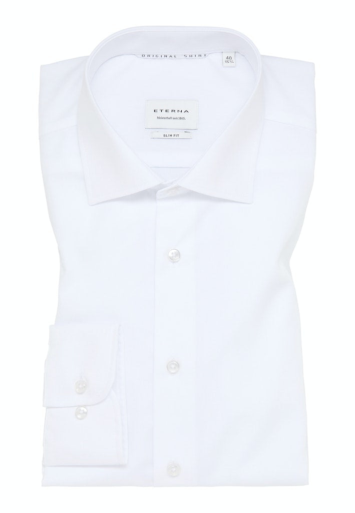 Eterna Slim Fit Shirt White 1100/00