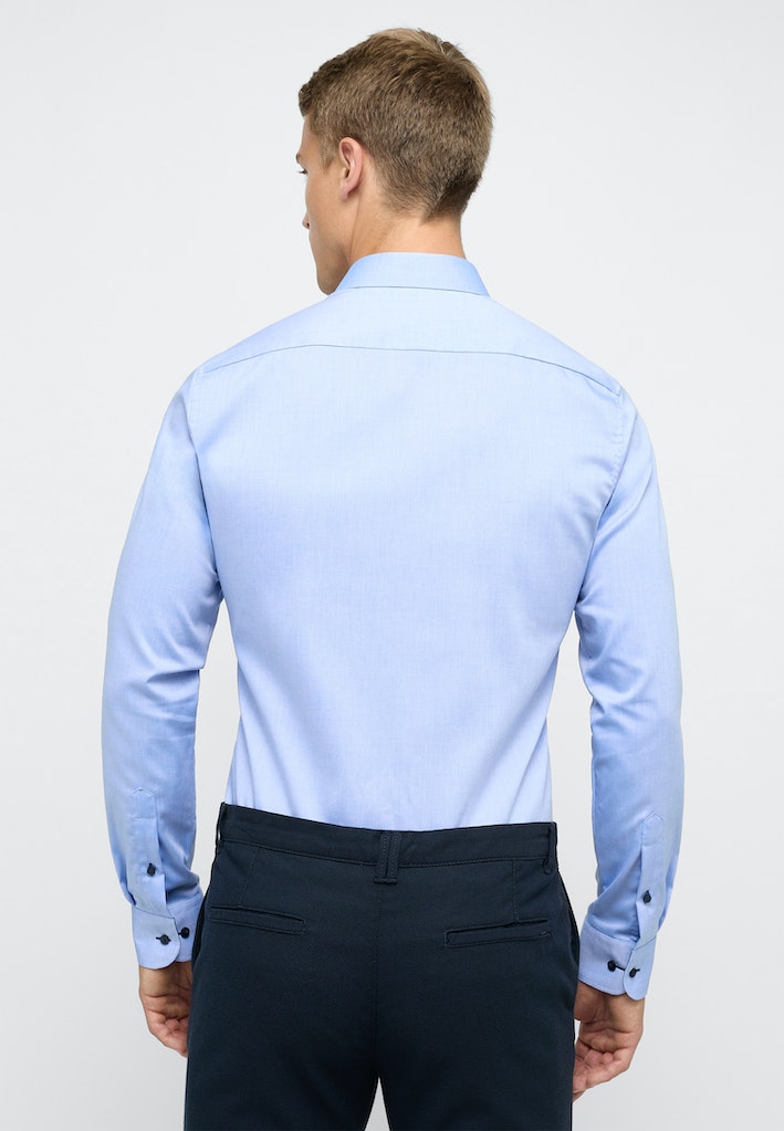 Eterna Slim Fit Shirt Blue 8100/12