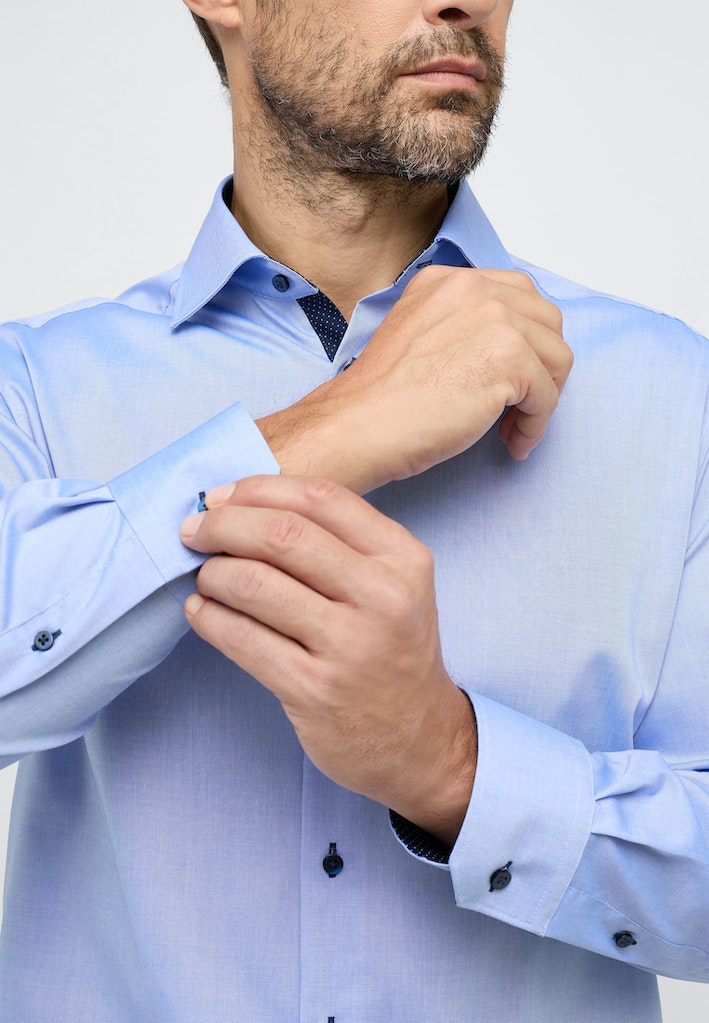 Eterna Modern Fit Shirt Blue 8100/12