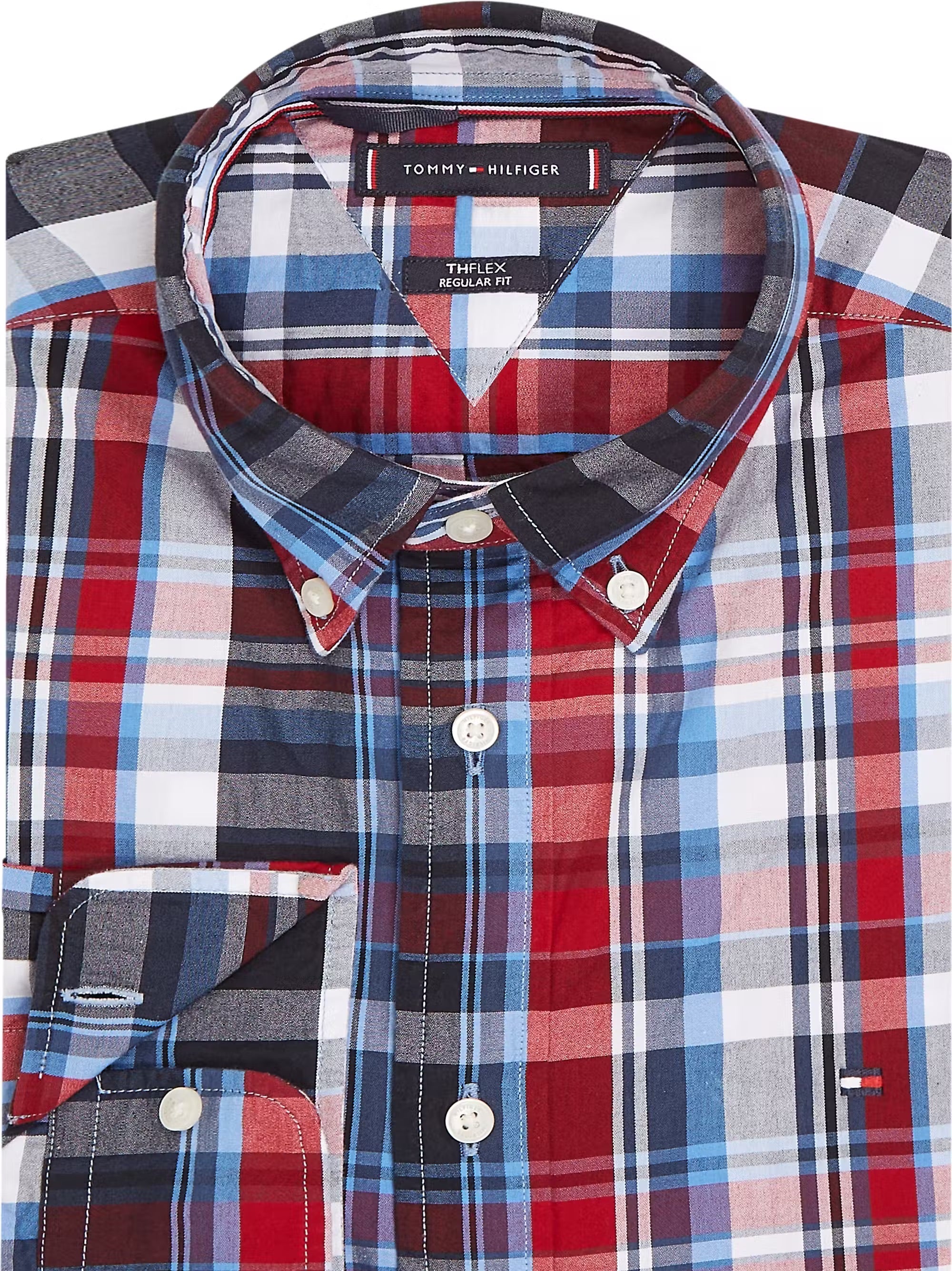 Tommy Hilfiger Flex Poplin Heritage Check Shirt