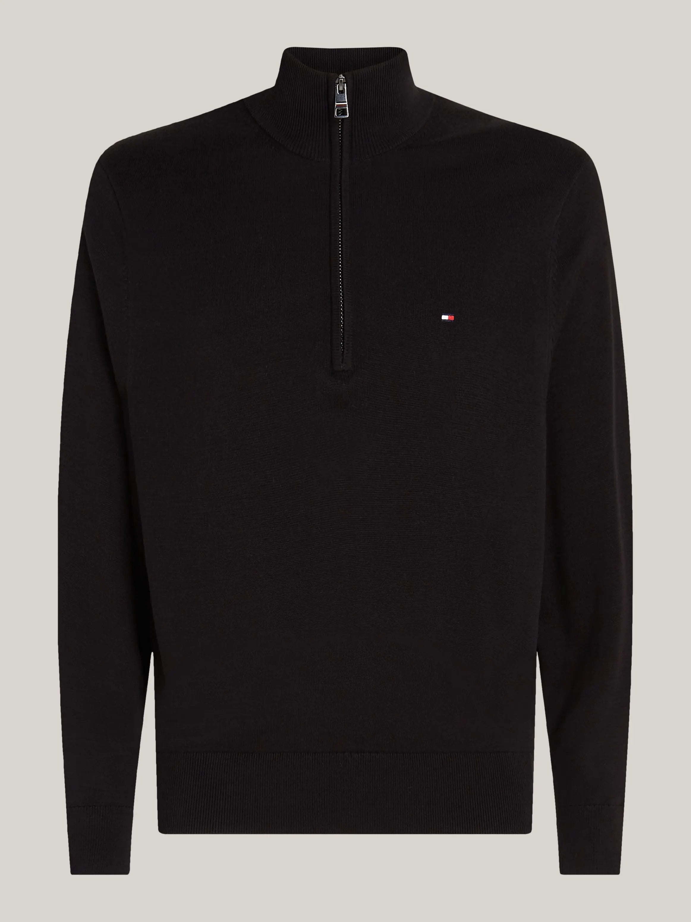Tommy Hilfiger Essential Cotton Half-Zip Jumper