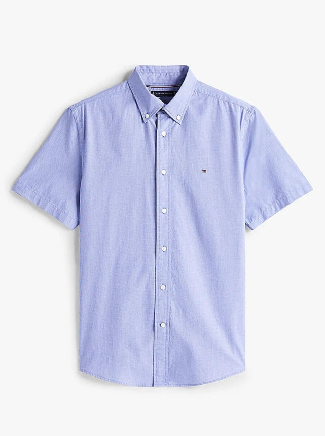 Tommy Hilfiger Flex Poplin Houndstooth S/S Shirt