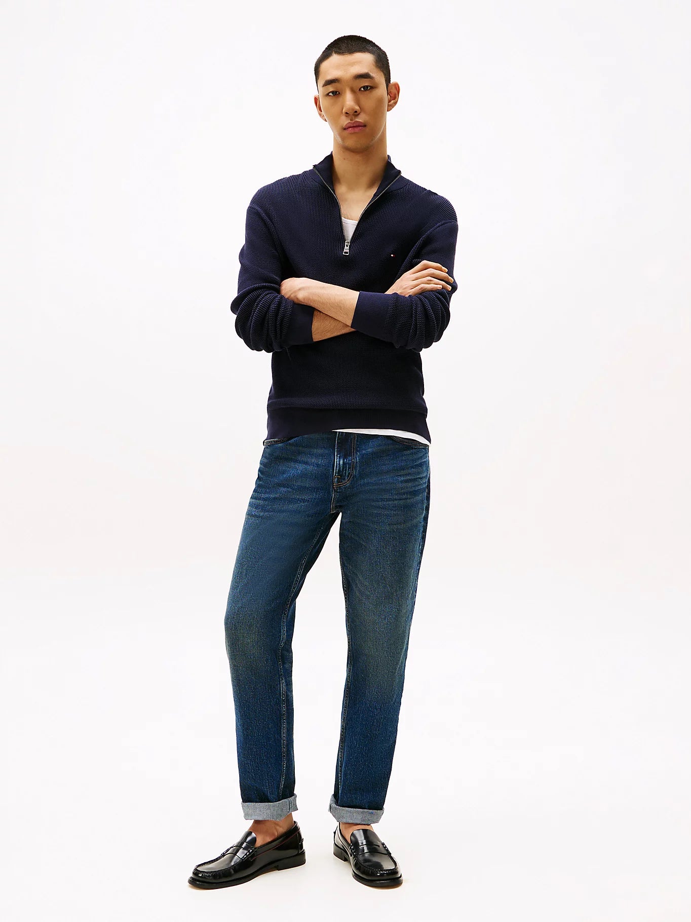 Tommy Hilfiger Racking Structure 1/4 Zip