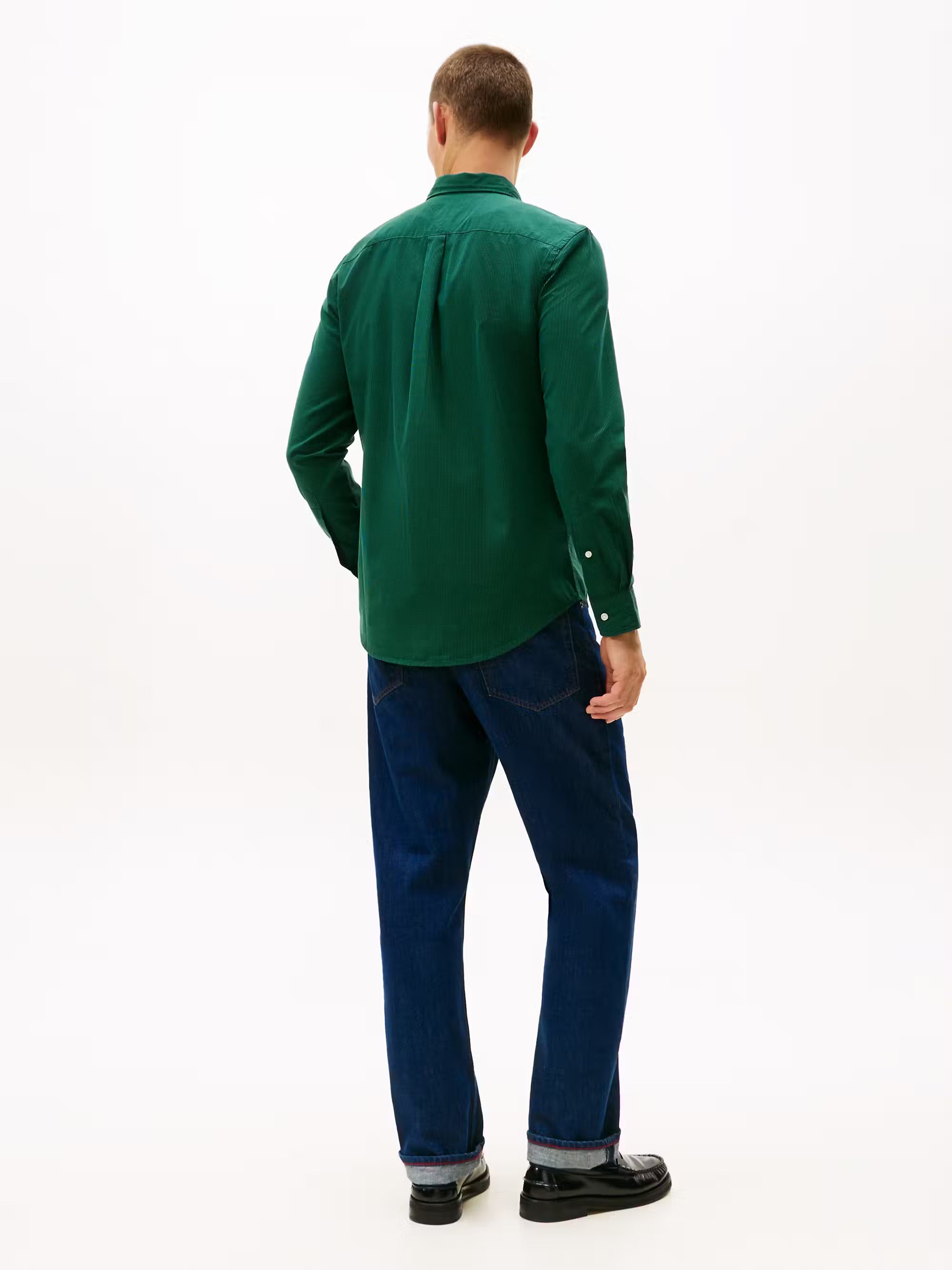 Tommy Hilfiger Flex Poplin Micro Gingham Shirt