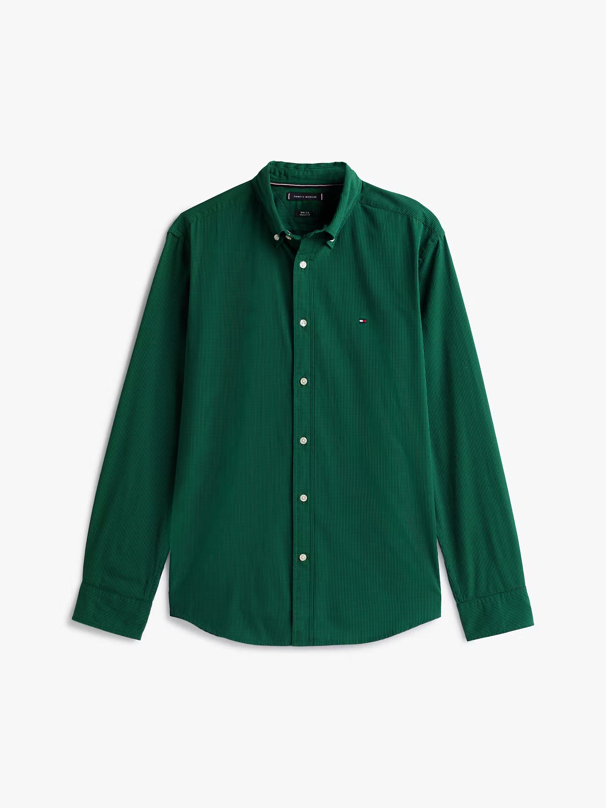 Tommy Hilfiger Flex Poplin Micro Gingham Shirt