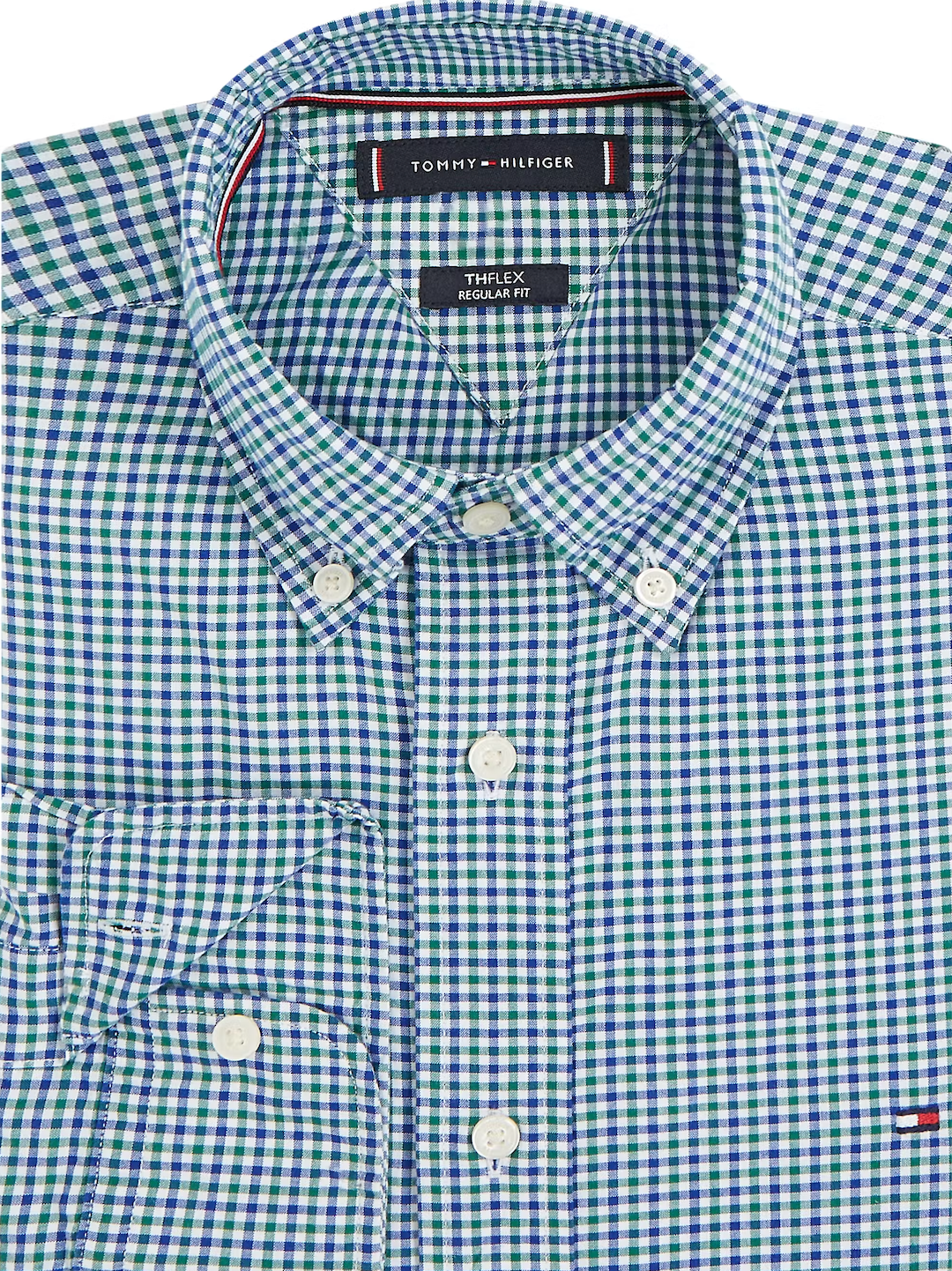 Tommy Hilfiger Flex Poplin Gingham Shirt