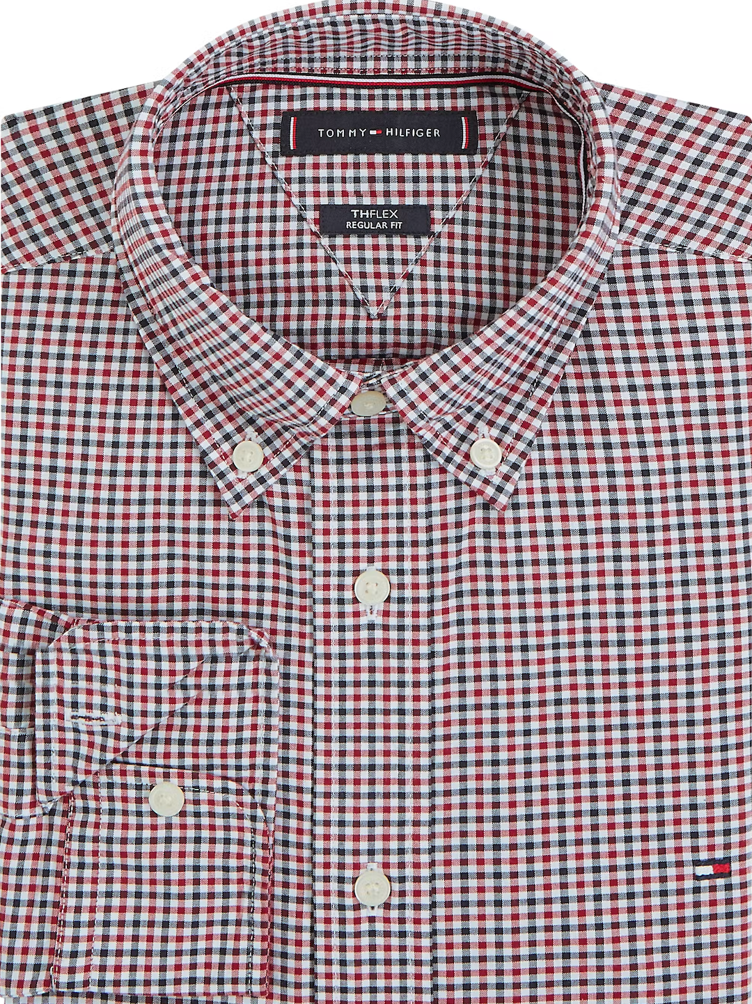 Tommy Hilfiger Flex Poplin Gingham Shirt