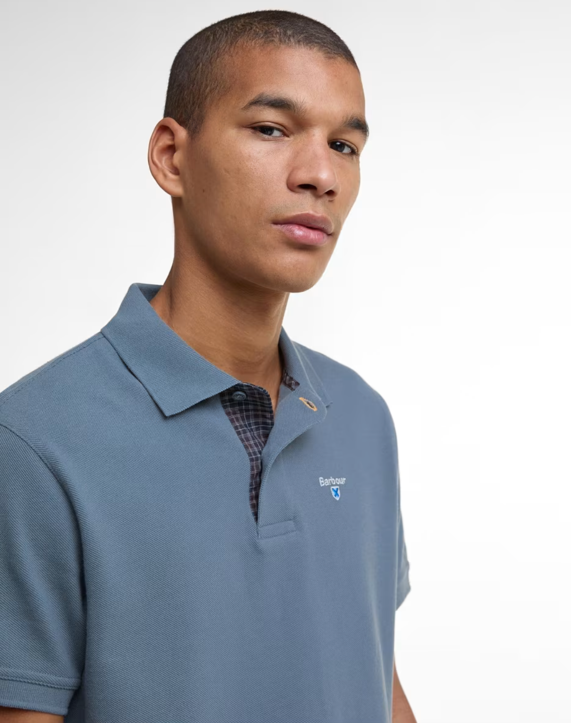 Barbour Tartan Pique Polo Shirt