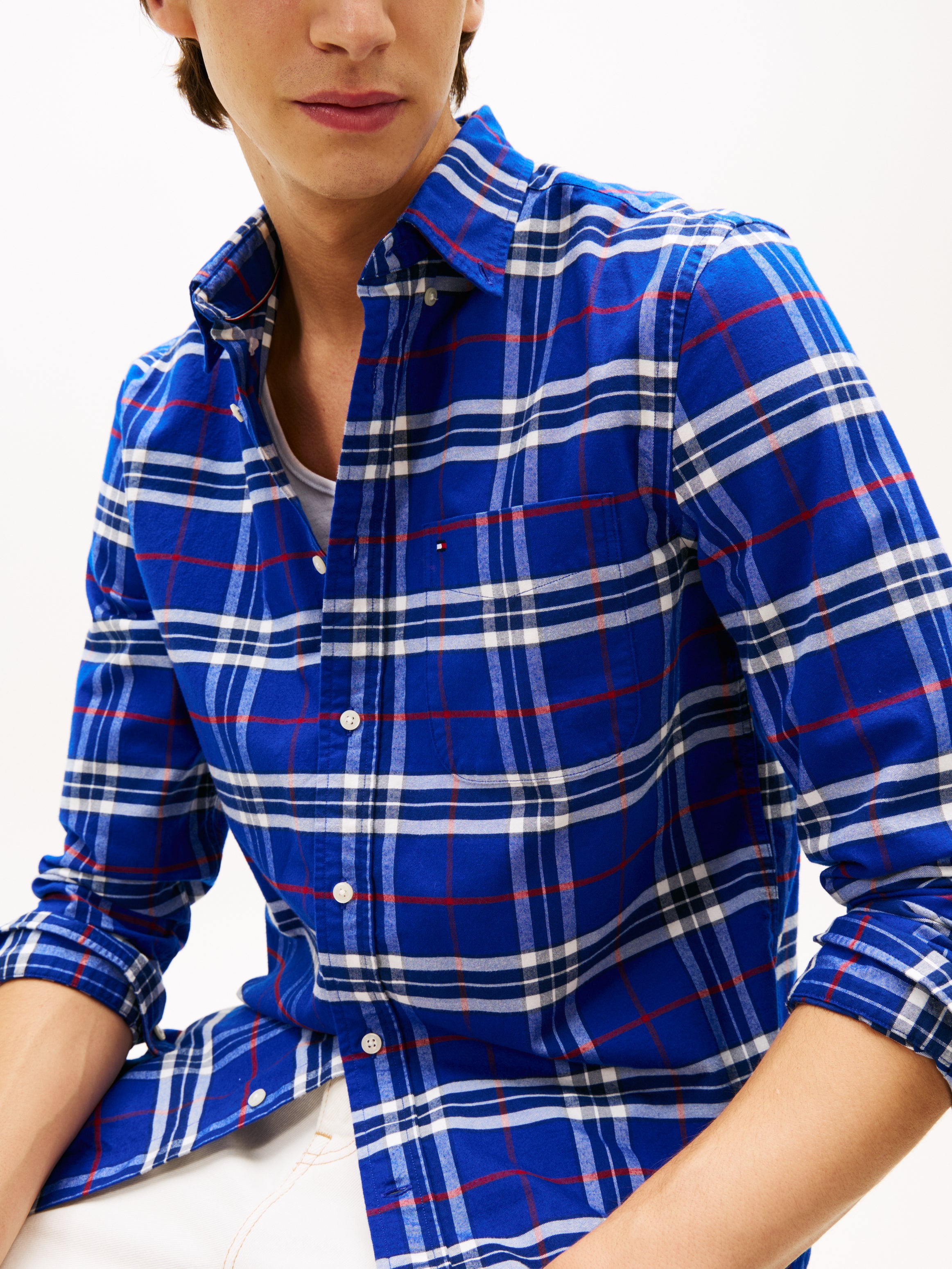 Tommy Hilfiger Brushed Oxford Check Shirt