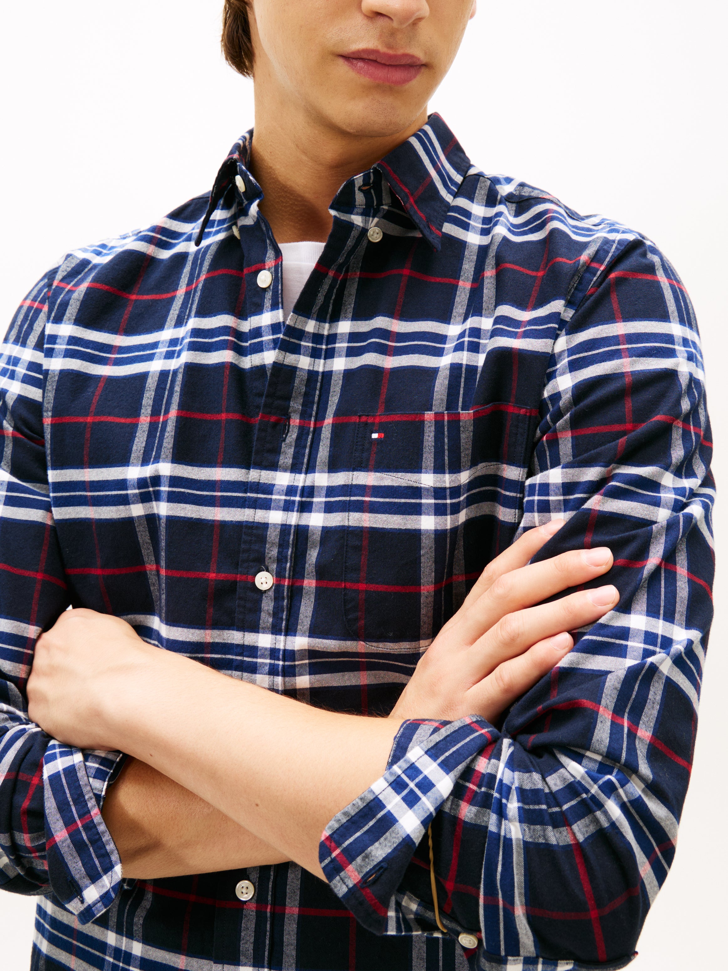 Tommy Hilfiger Brushed Oxford Check Shirt