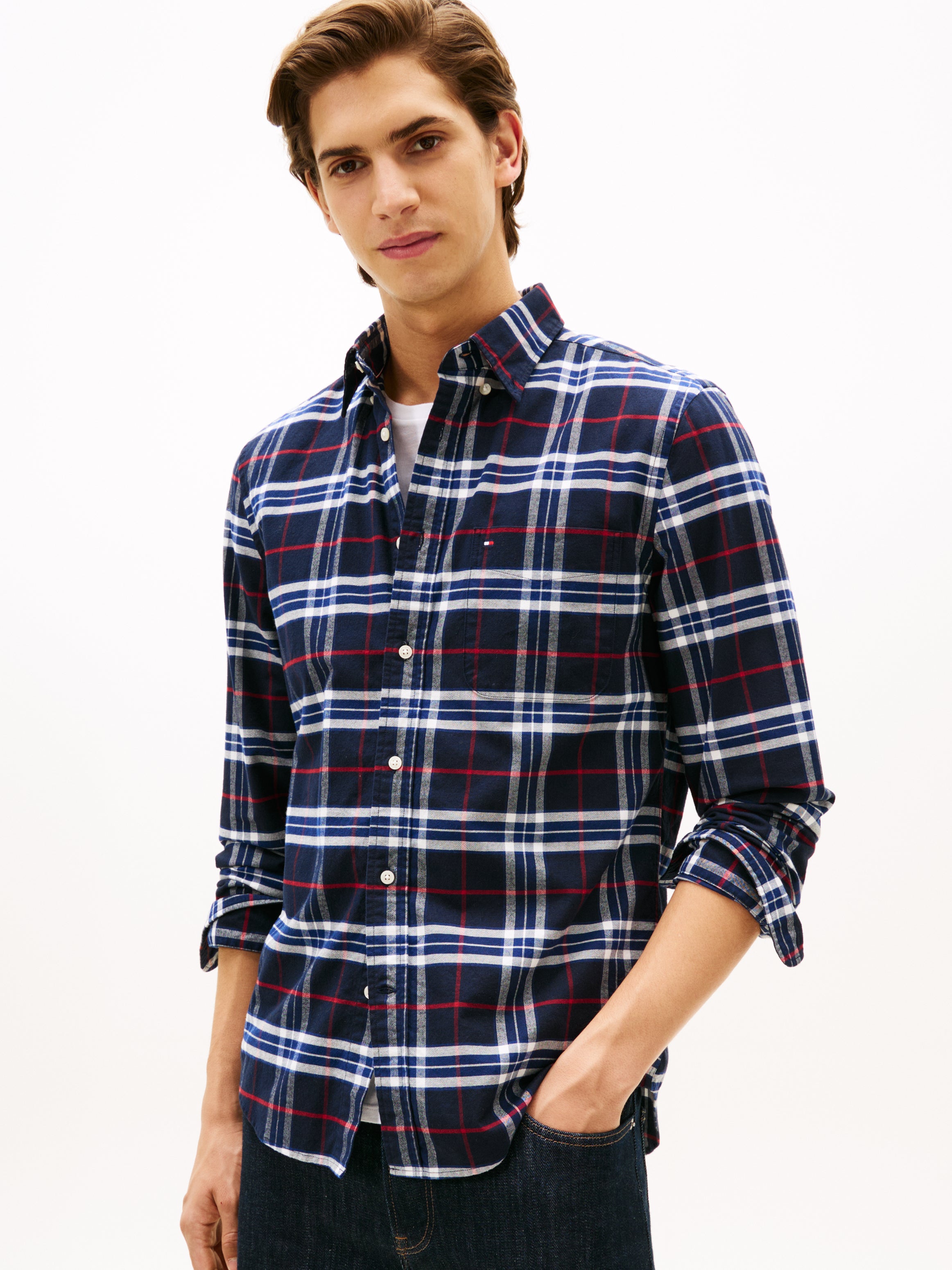 Tommy Hilfiger Brushed Oxford Check Shirt
