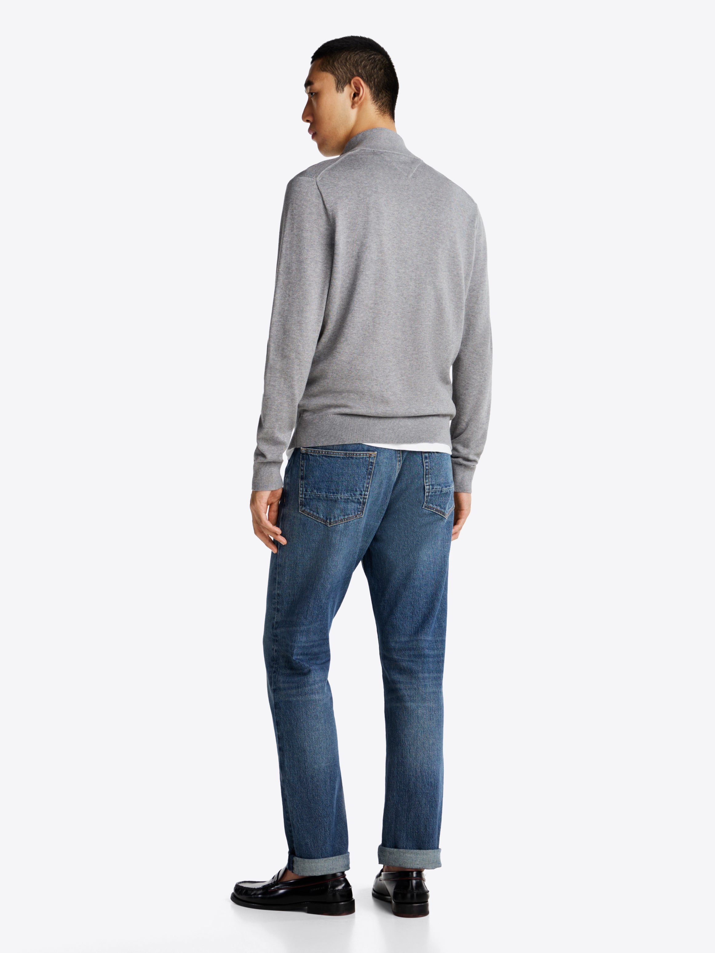 Tommy Hilfiger Essential Cotton Half-Zip Jumper