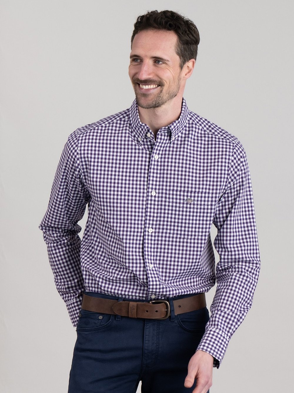 Gant Regular Poplin Gingham Shirt