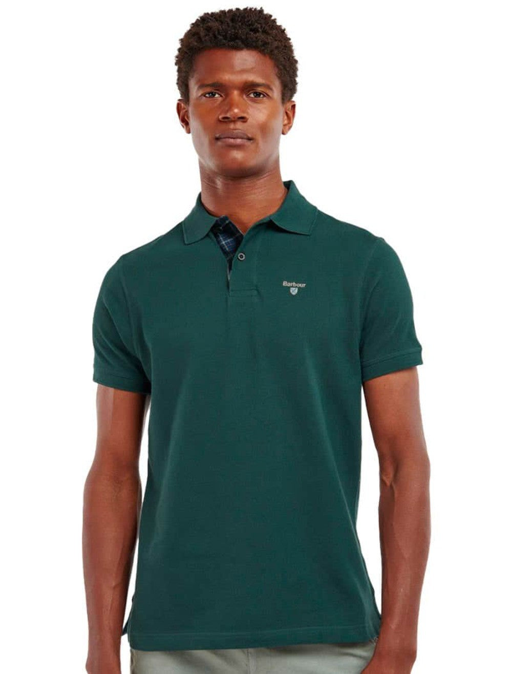 Barbour Tartan Pique Polo Shirt