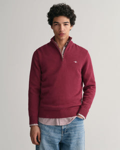 Gant Casual Cotton Half Zip Sweater
