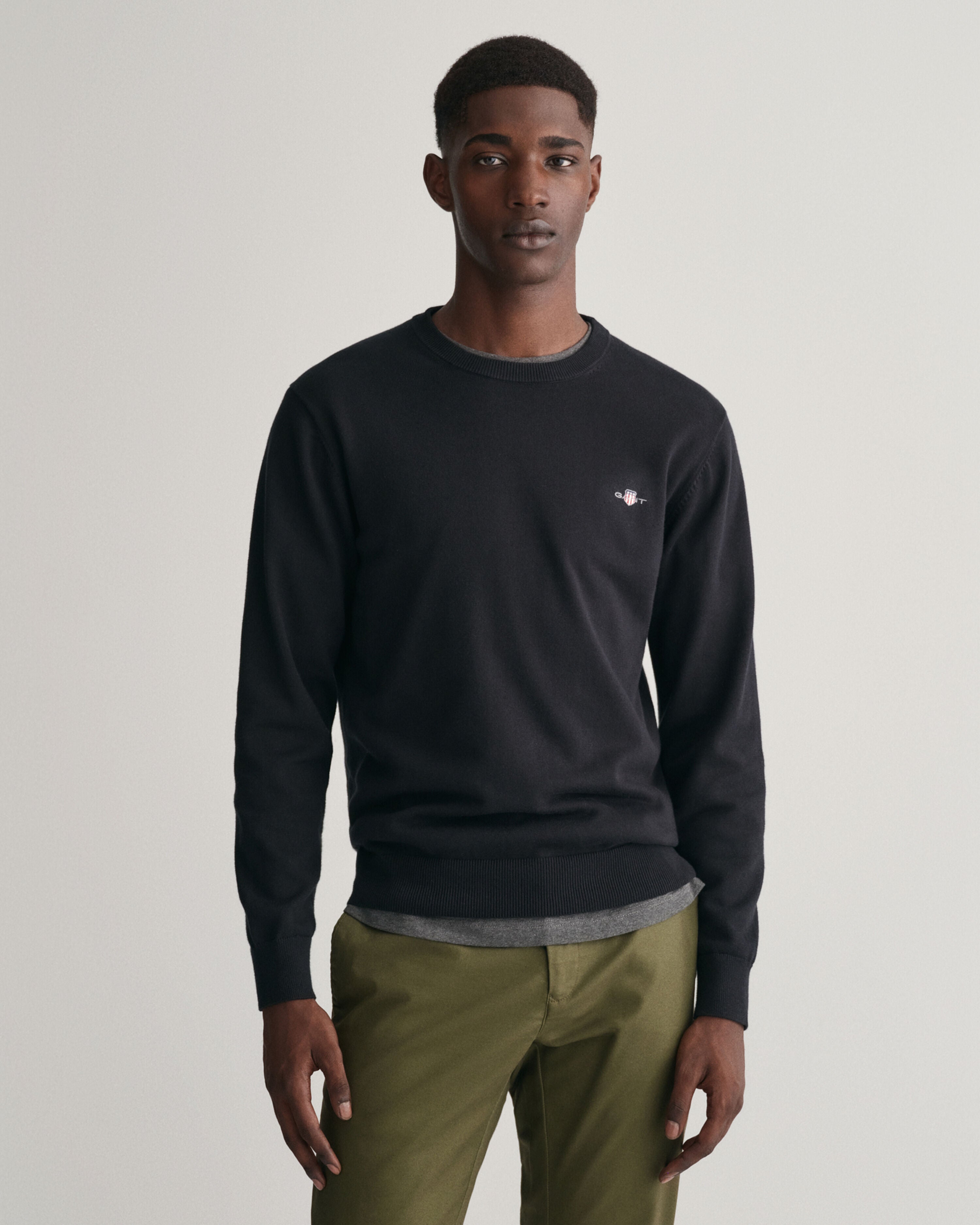 Gant Classic Cotton Crew Neck