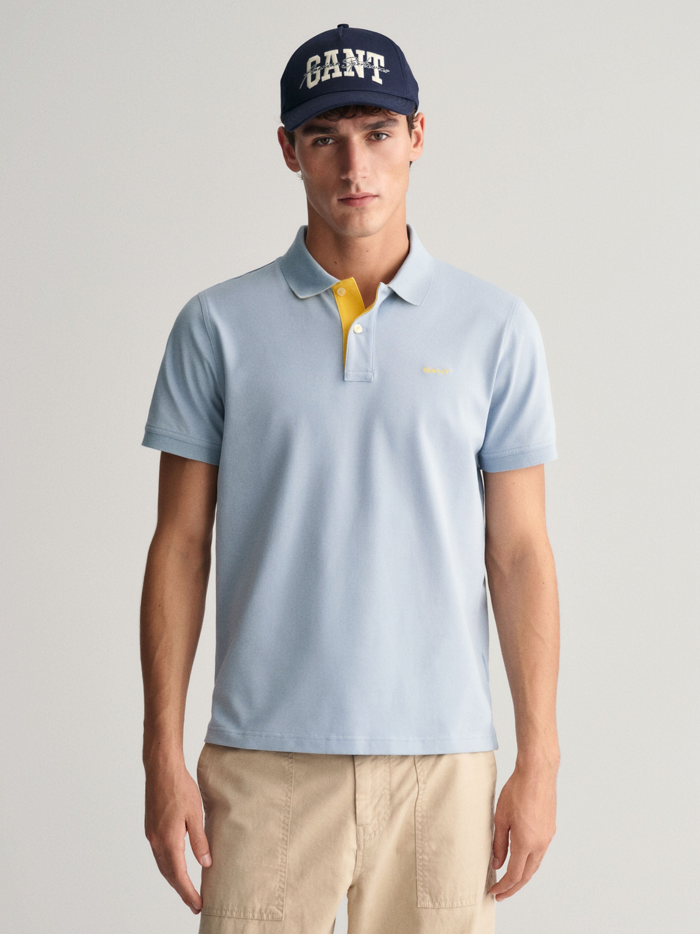 Gant Contrast Collar Pique Rugger 1
