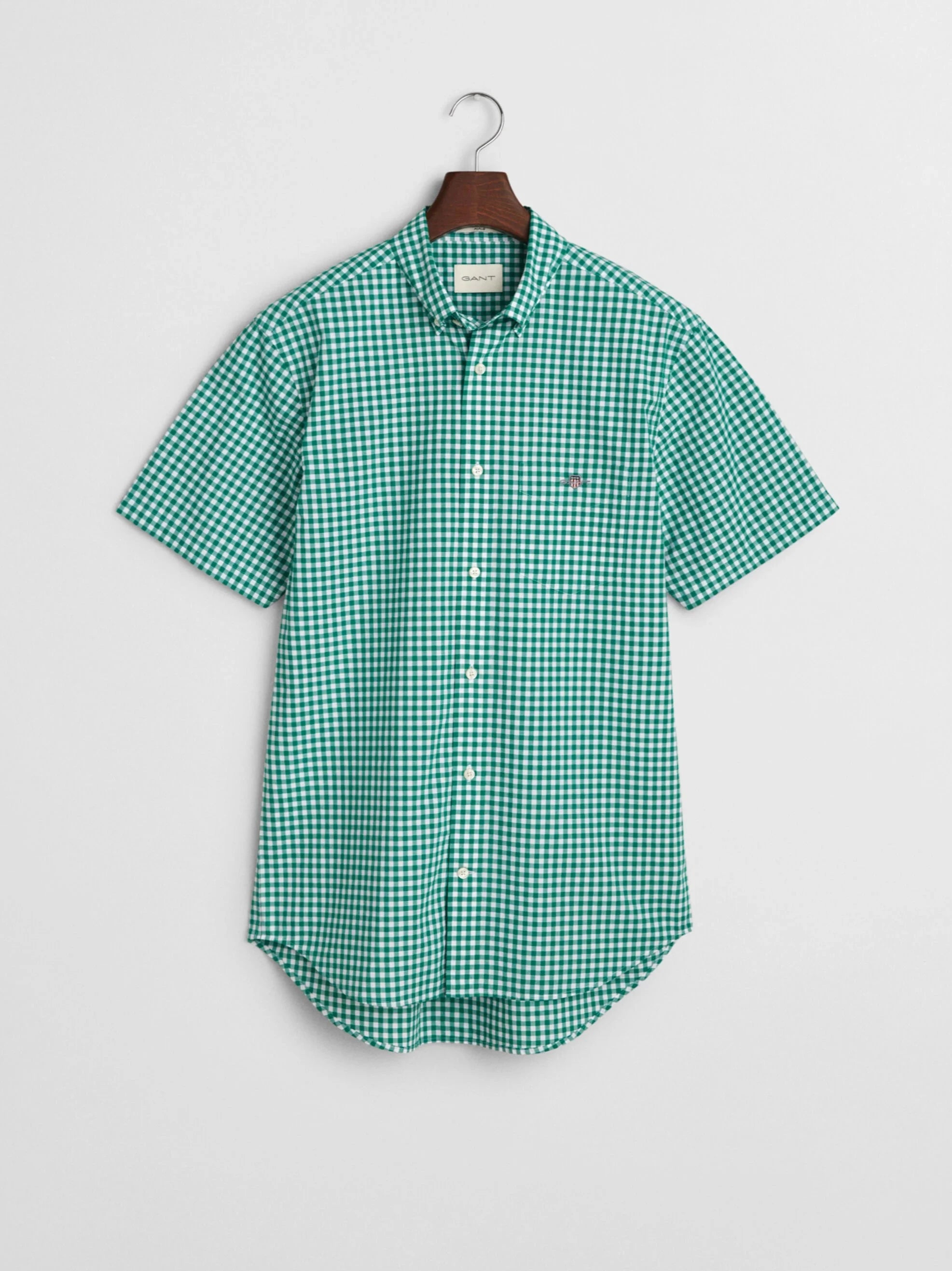 Gant Regular Poplin Gingham SS Shirt