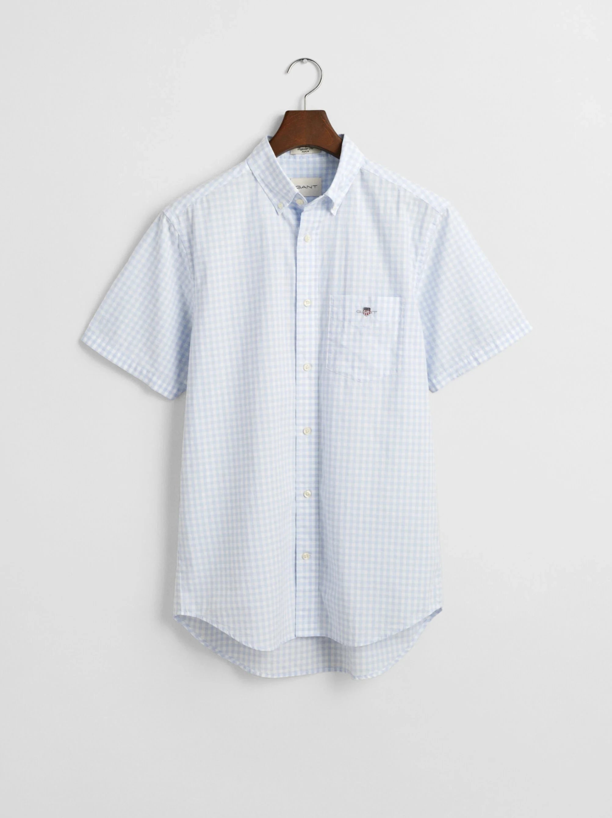 Gant Regular Poplin Gingham SS Shirt