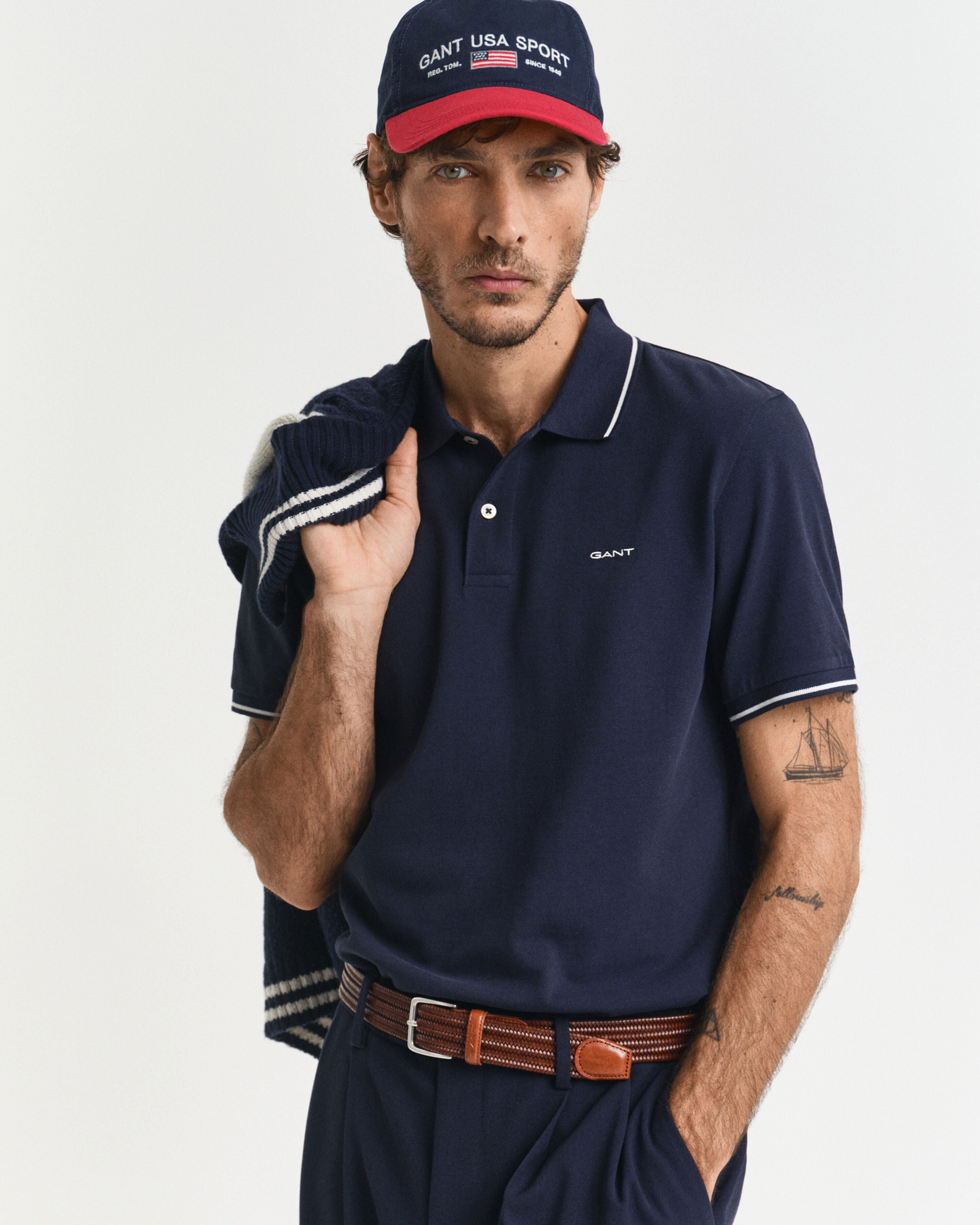 Gant Tipping Pique SS Polo