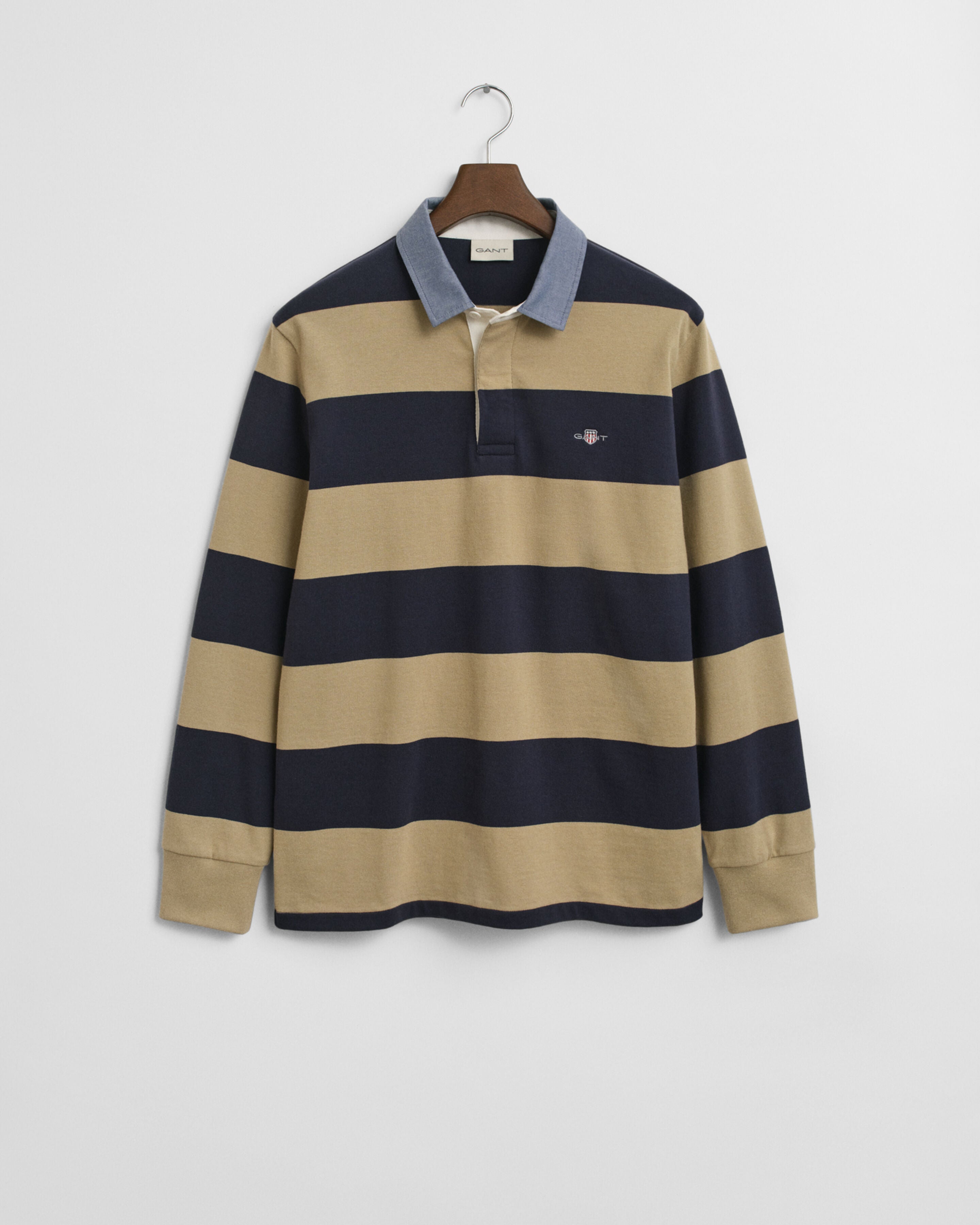 Gant Chambray Stripe Heavy Rugger