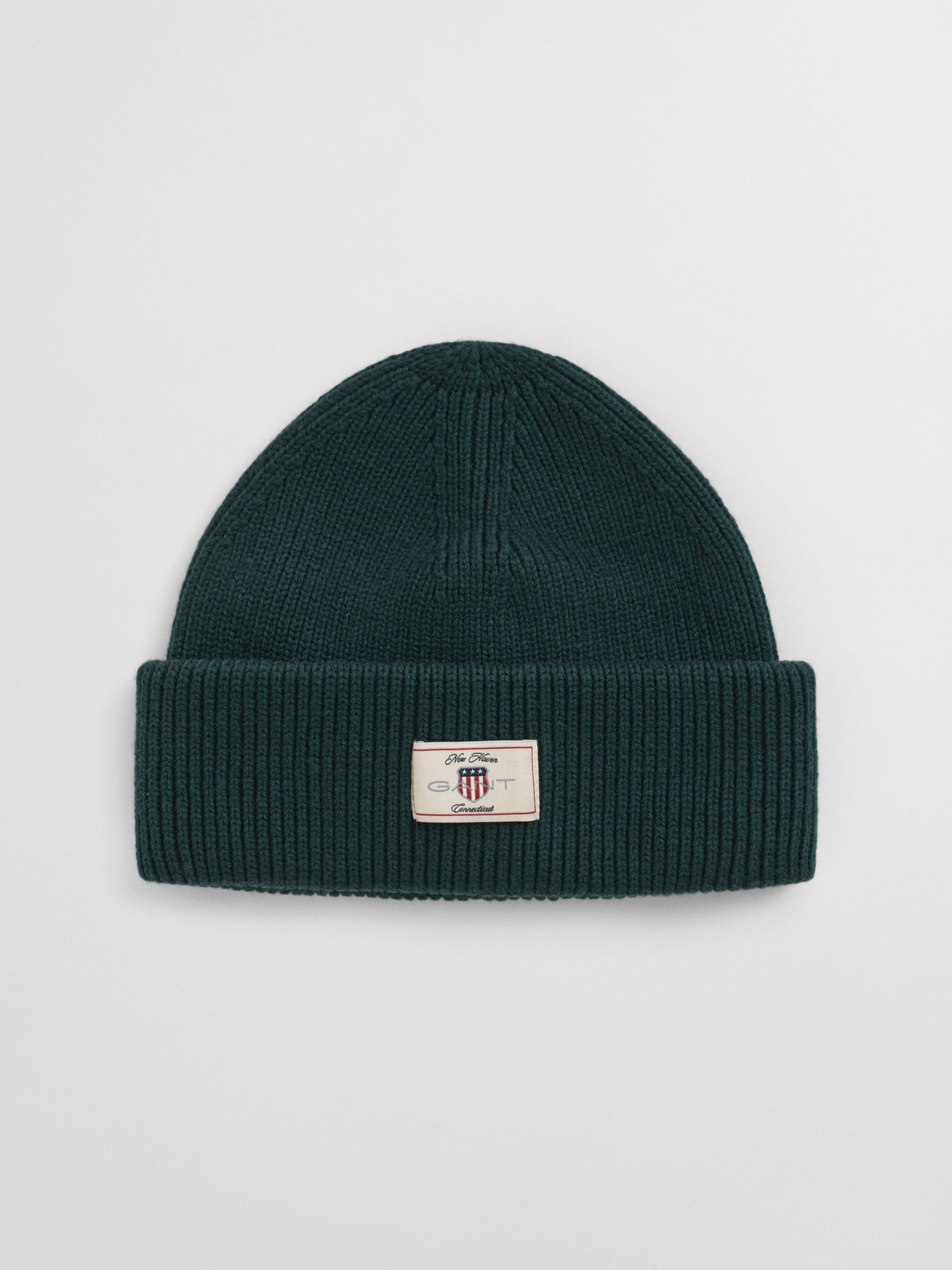 Gant Cotton Blend Ribbed Beanie