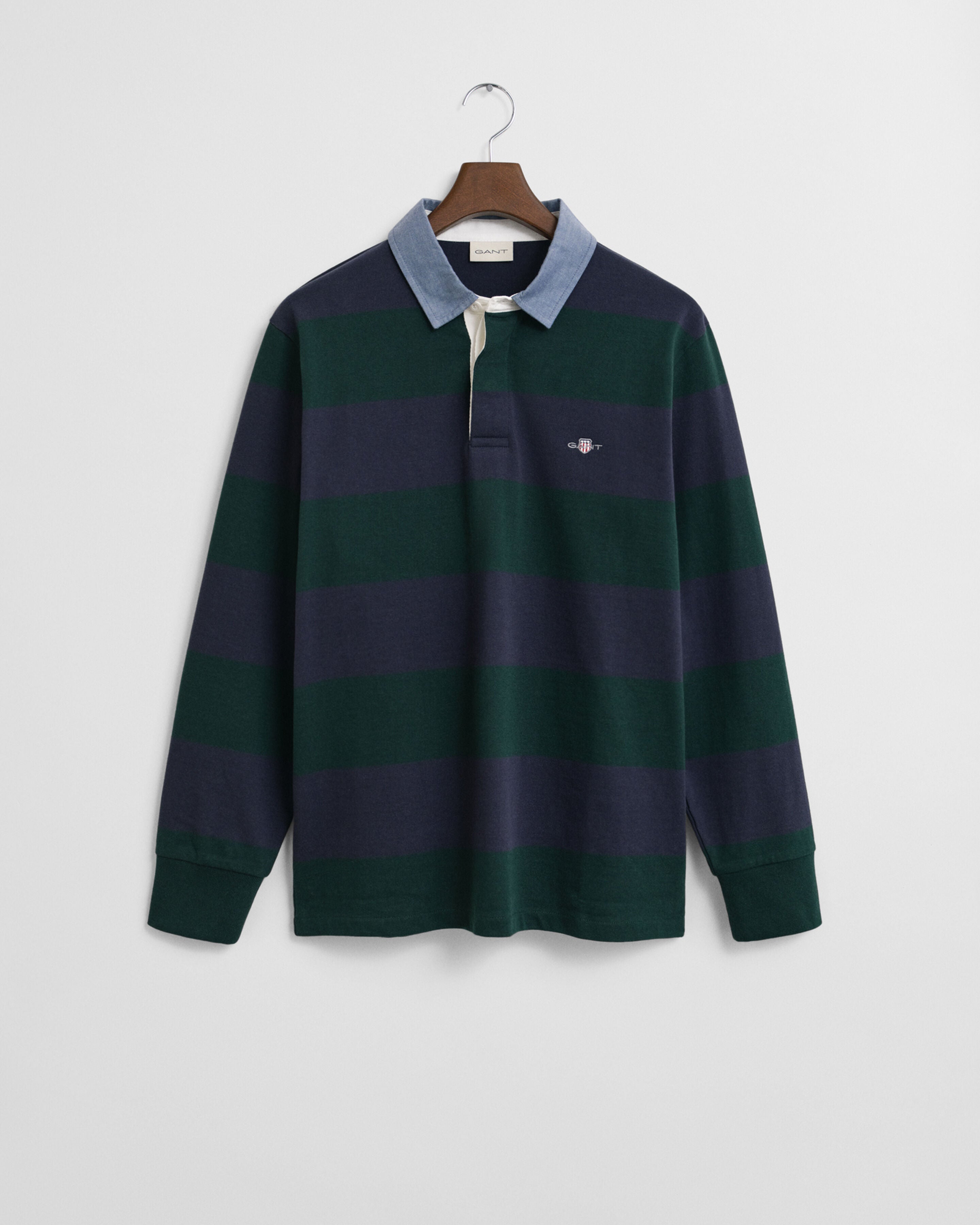 Gant Chambray Stripe Heavy Rugger