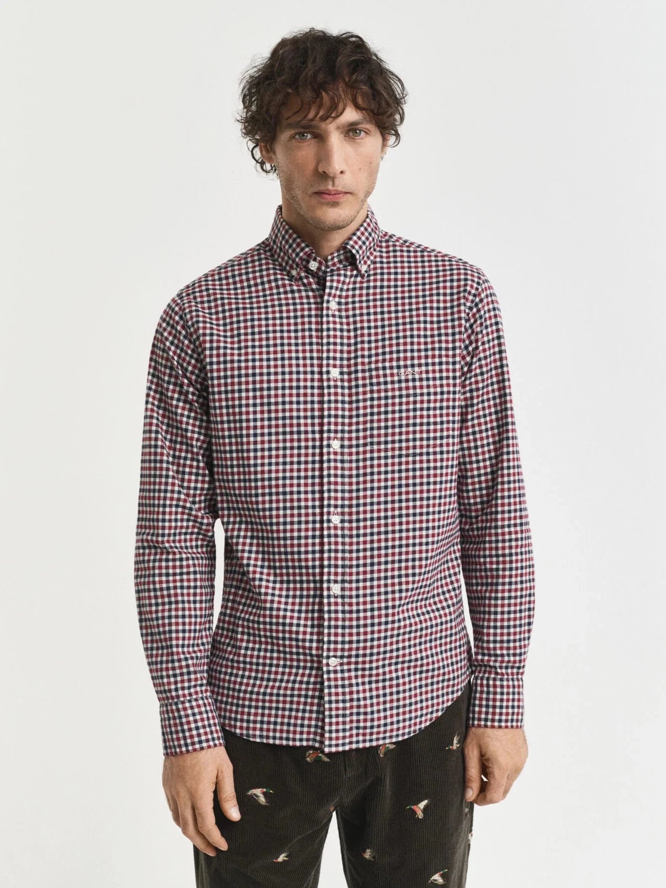 Gant Regular Twill Gingham Shirt