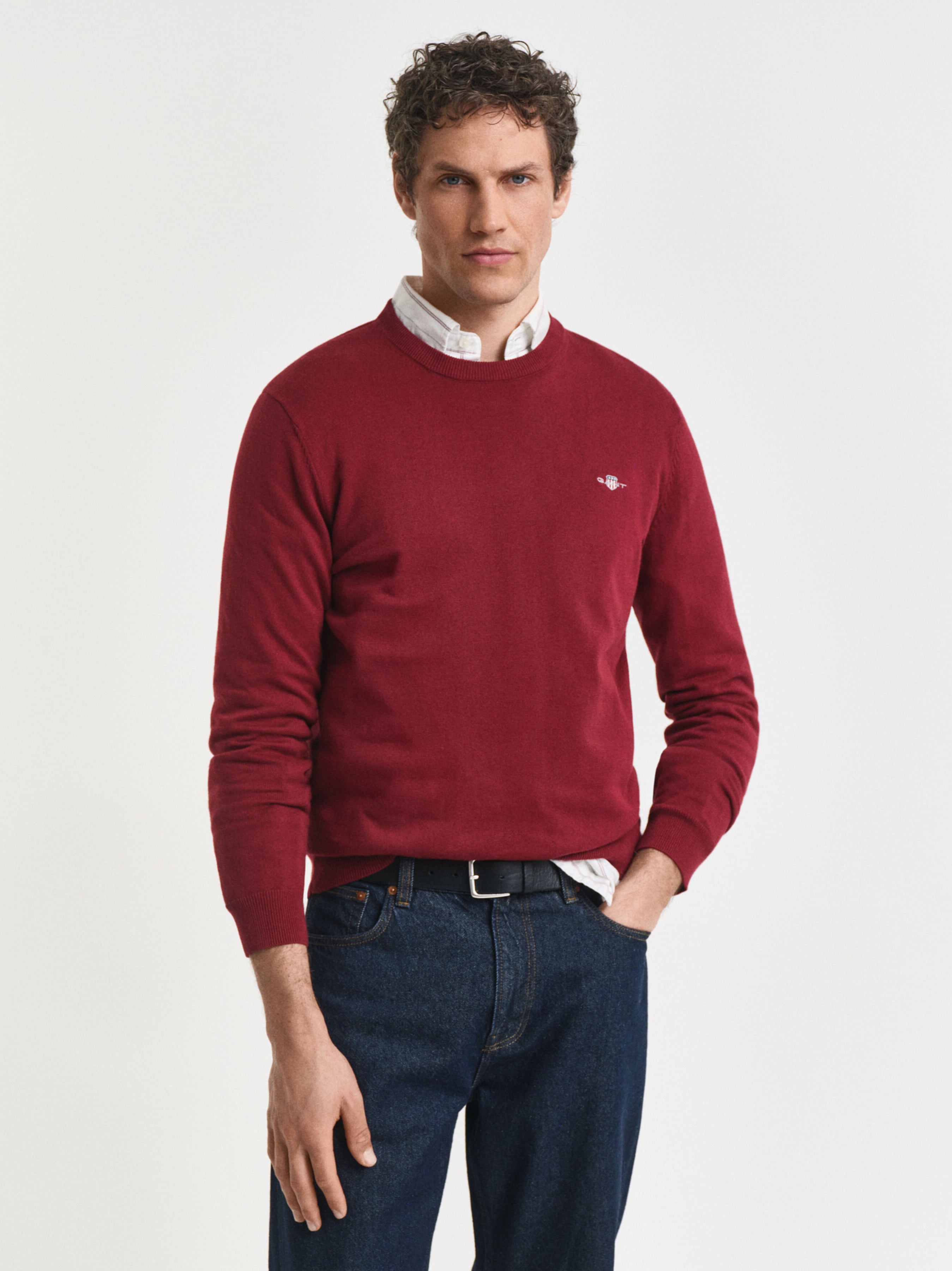 Gant Classic Cotton Crew Neck