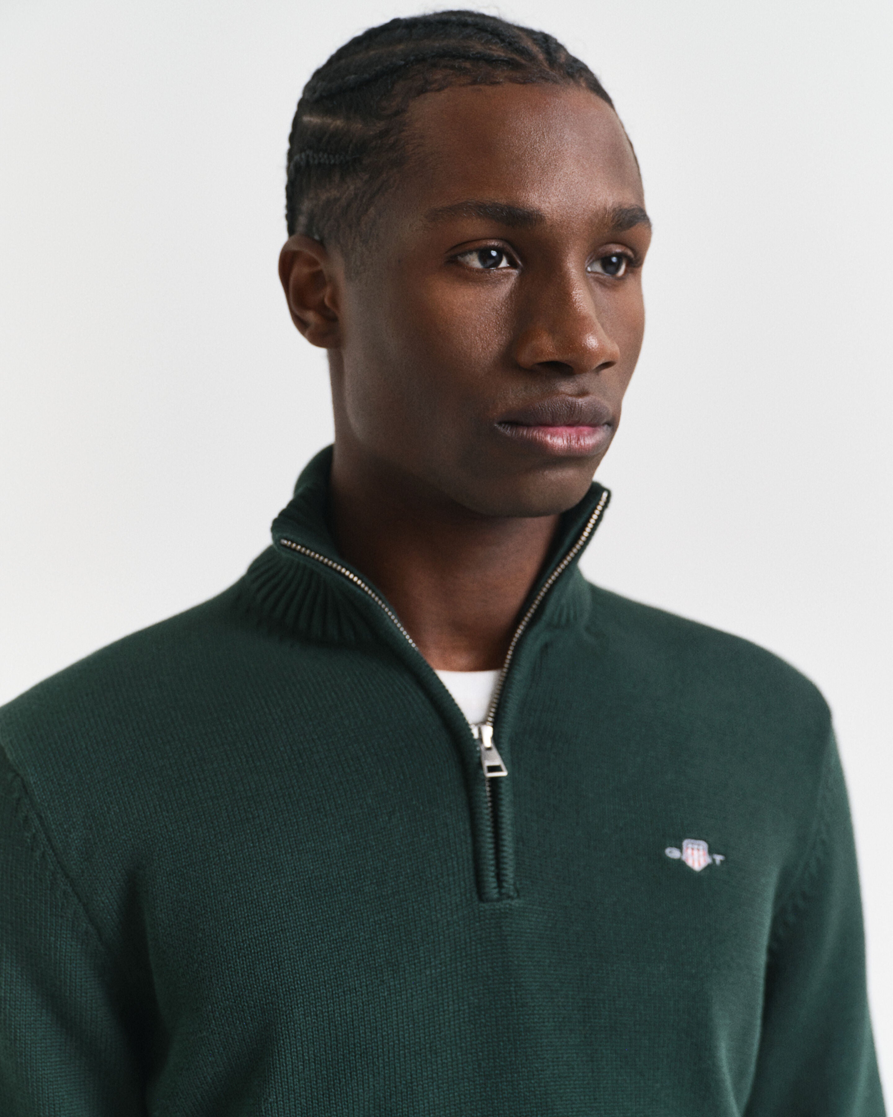 Gant Casual Cotton Half Zip Sweater