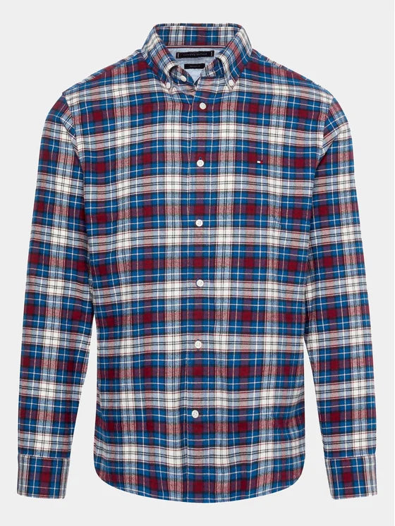 Tommy Hilfiger Brushed Tommy Tartan Shirt – JR MCMAHON EXCLUSIVE MENSWEAR