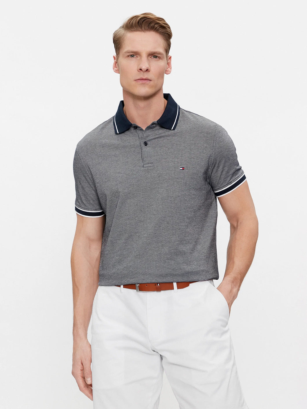 Tommy Hilfiger Monotype Oxford Collar Polo